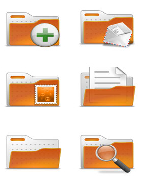 橙色文件夹图标截图（1）