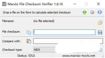 Marxio File Checksum Verifier截图（1）