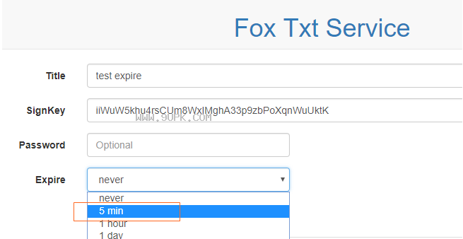 Fox Txt Service