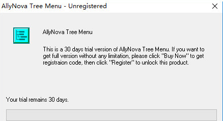 AllyNova Tree Menu