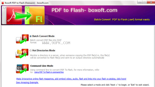 Boxoft PDF to Flash