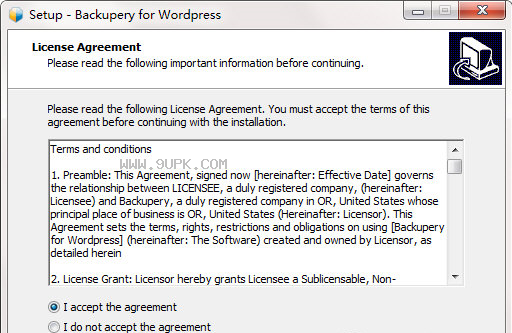 Backupery for Wordpress截图（1）