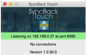 SyncBack Touch