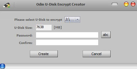 Odin U Disk Encrypt Creator