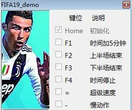 FIFA 19游侠六项修改器