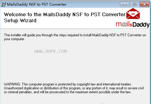 MailsDaddy NSF To PST Converter