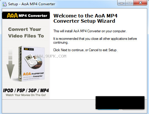 AoA iPod/PSP/3GP/MP4 Converter