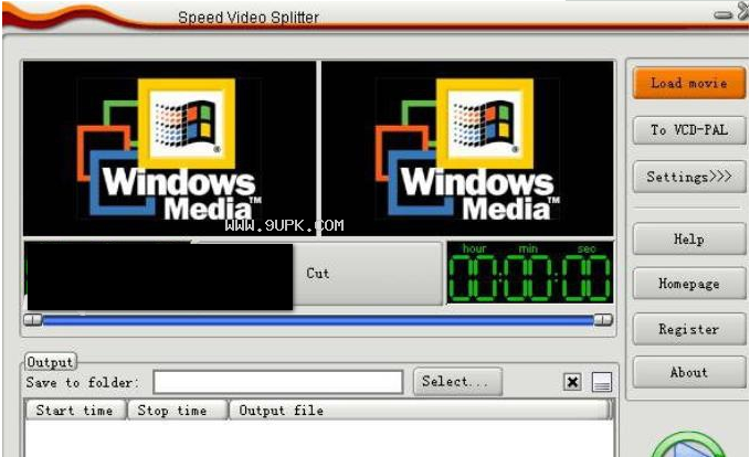 Speed Video Splitter