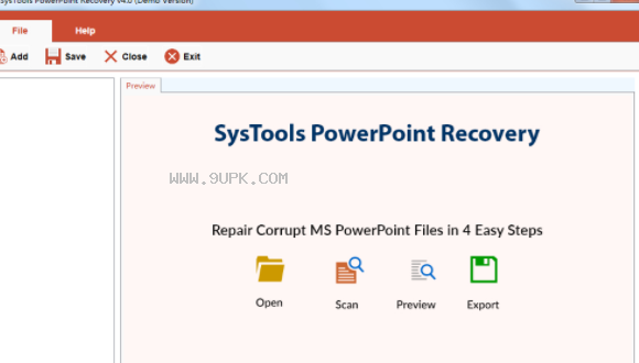 SysTools PowerPoint Recovery截图（1）