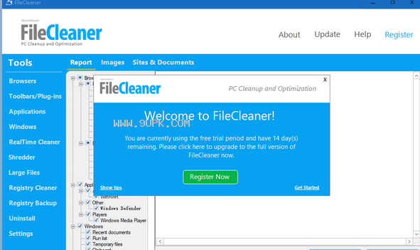 WebMinds FileCleaner
