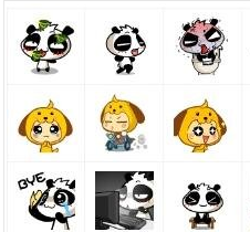 无知熊猫qq表情包