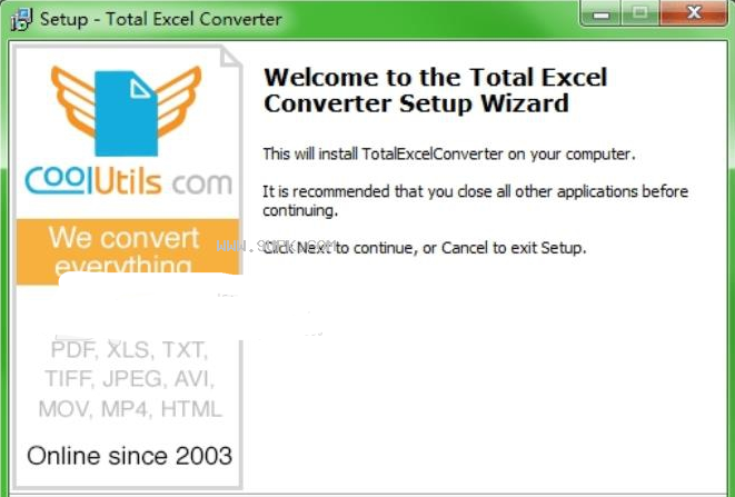 Coolutils Total Excel Converter 7.1.0.63 for mac download