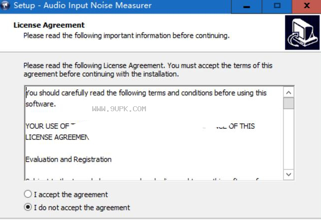Audio Input Noise Measurer