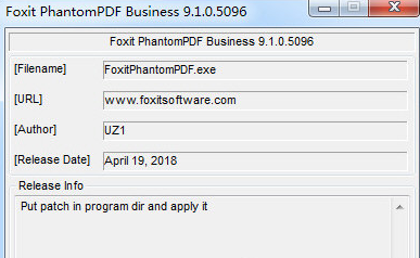 Foxit PhantomPDF注册机