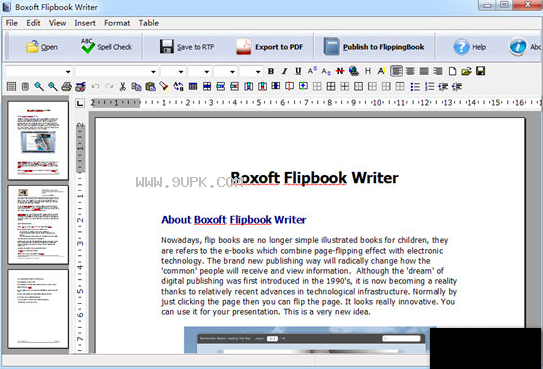 Boxoft Flipbook Writer