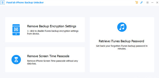 Passfab iPhone Backup Unlocker截图（1）