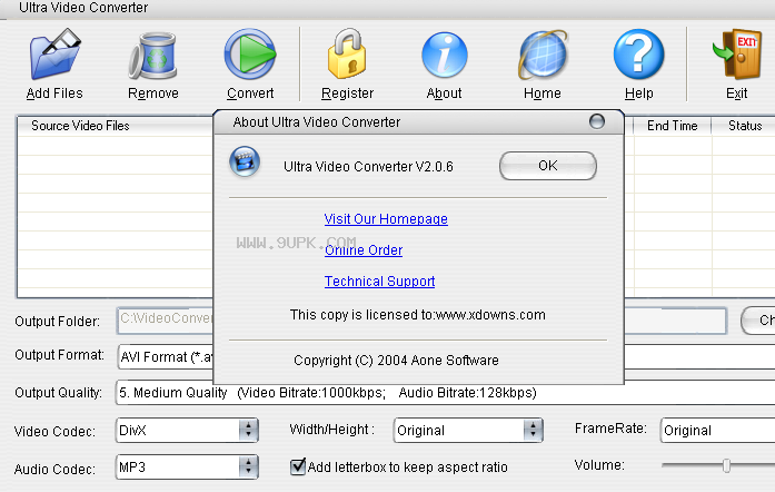 Advanced X Video Converter截图（1）
