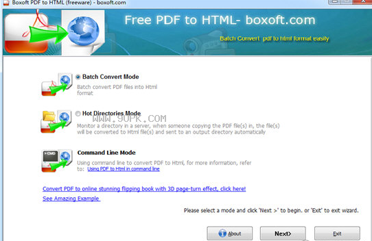 Boxoft PDF to Html截图（1）