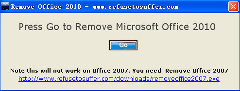 Remove Office 2010截图（1）