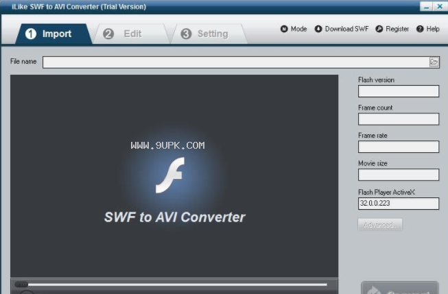 iLike SWF to AVI Converter截图（1）