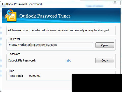 Cocosenor Outlook Password Tuner