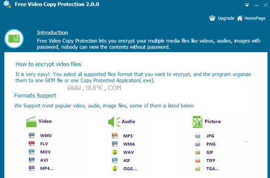 Free Videos Copy Protection截图（1）