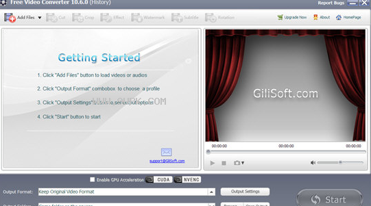 Gilisoft Free Video Converter