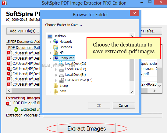 SoftSpire PDF Image Extractor