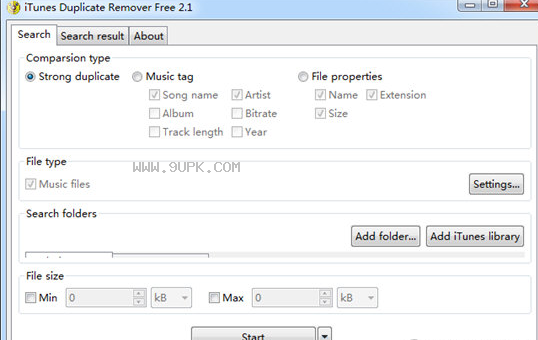 iTunes Duplicate Remover Free截图（2）