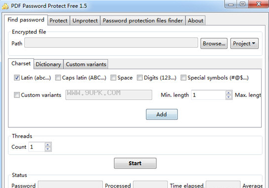 PDF Password Protect Free截图（1）