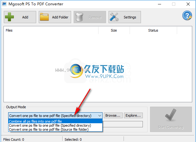 Mgosoft PS To PDF Converter