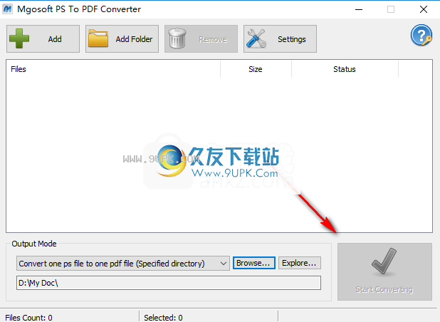 Mgosoft PS To PDF Converter