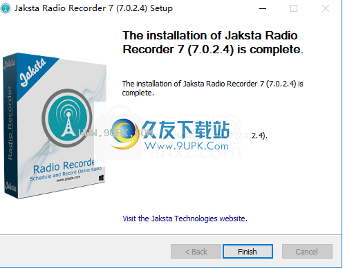 Jaksta Radio Recorder