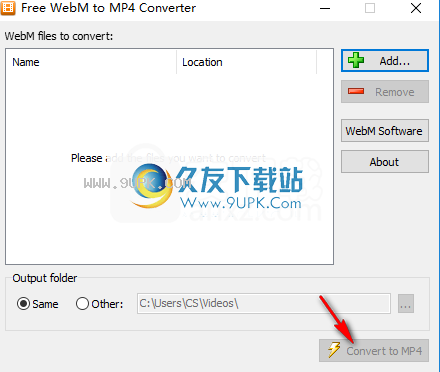 Free WebM to MP4 Converter