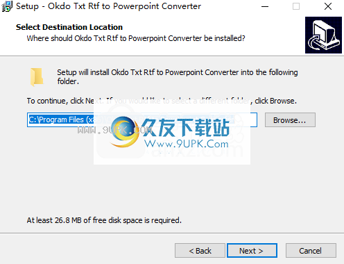 Okdo Txt Rtf to PowerPoint Converter