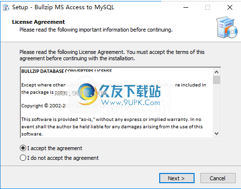 Bullzip MS Access To MySQL