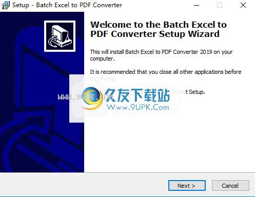 Batch XLS TO PDF Converter