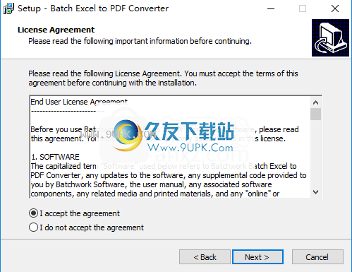 Batch XLS TO PDF Converter