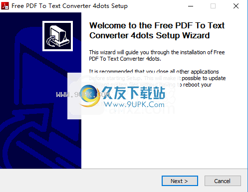 Free PDF To Text Converter 4dots