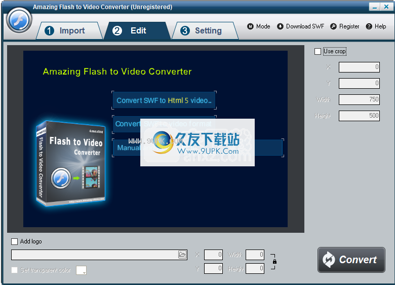 Amazing Flash to Video Converter