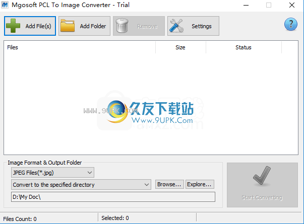 Mgosoft PCL To Image Converter