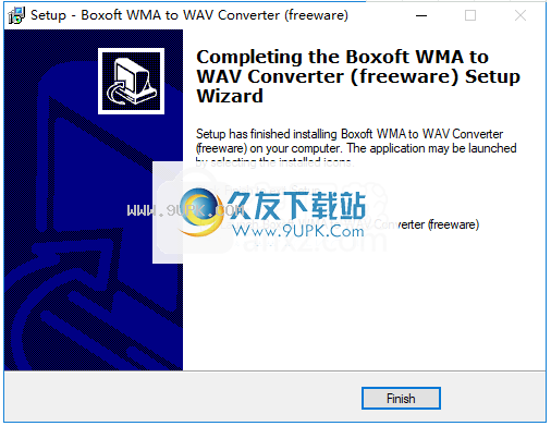 Boxoft WMA to Wav converter
