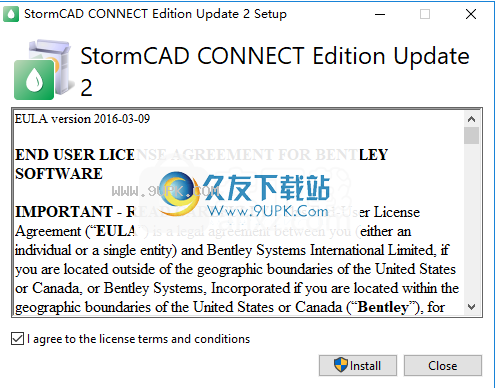 tormCAD CONNECT Edition Update