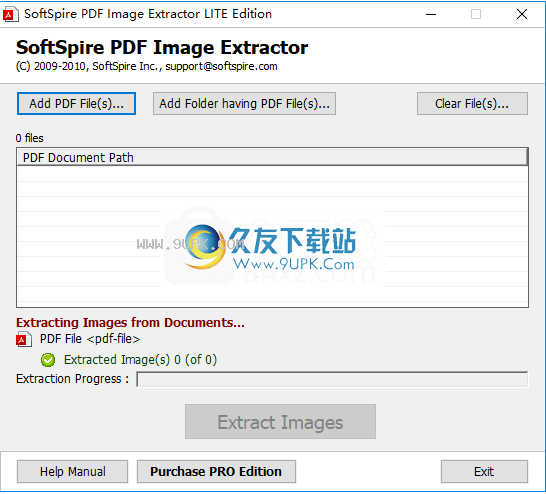 SoftSpire PDF Image Extractor