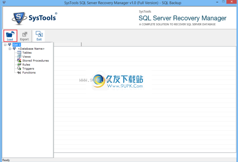 SysTools SQL Server Recovery Manager