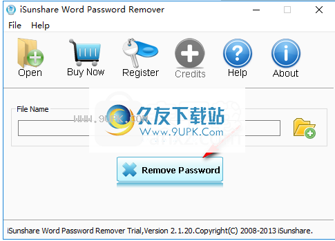 iSunshare Word Password Remover