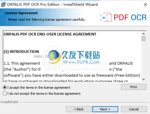 ORPALIS PDF OCR Professional