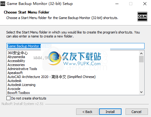 Game Backup Monitor