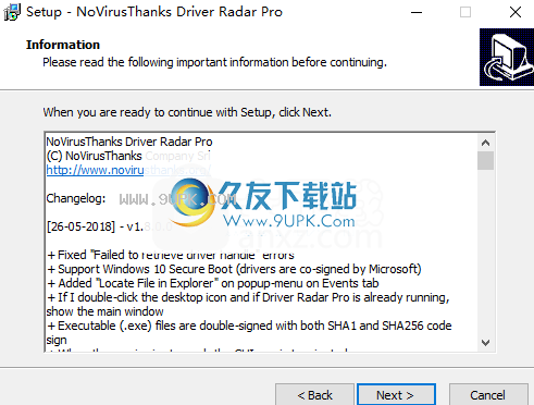 NoVirus Thanks Driver Radar Pro