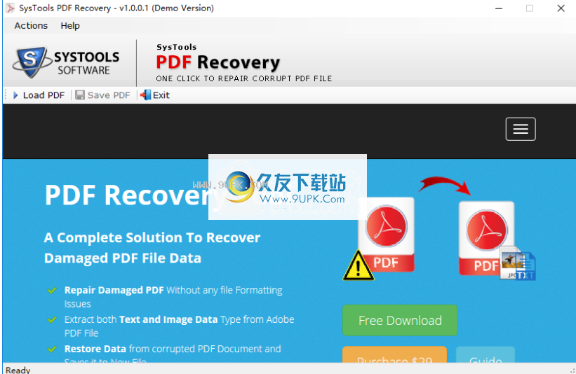 SysTools PDF Repair